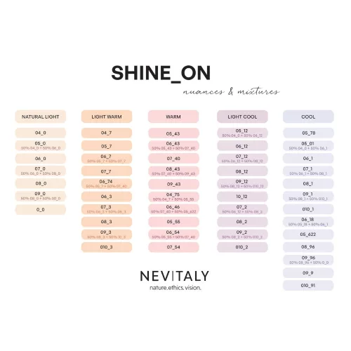 NEVITALY - Shine On - Ammónia-, PPD-és Alkoholmentes Toner 010_2 60ml