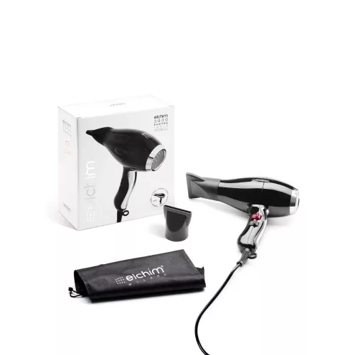 ELCHIM - Healthy Ionic - Fekete és Ezüst 3900 Hajszárító
