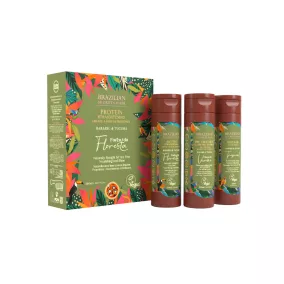   BSH - Forca da Floresta - Vegán Proteines Hajegyenesítő Csomag 3x120ml