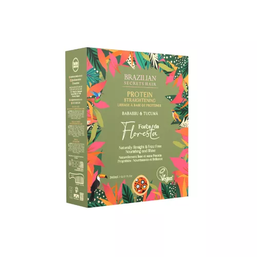 BSH - Forca da Floresta - Vegán Proteines Hajegyenesítő Csomag 3x120ml
