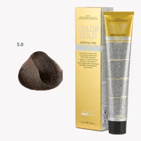   DESIGN LOOK - Color Gold - 5.0 Ammóniamentes Krémhajfesték Arannyal 100ml