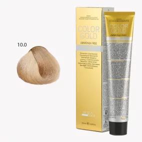   DESIGN LOOK - Color Gold - 10.0 Ammóniamentes Krémhajfesték Arannyal 100ml
