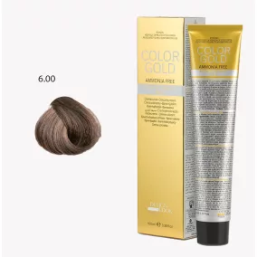   DESIGN LOOK - Color Gold - 6.00 Ammóniamentes Krémhajfesték Arannyal 100ml