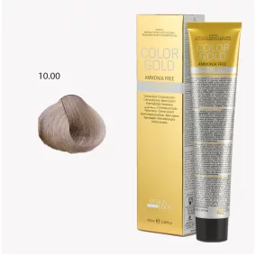   DESIGN LOOK - Color Gold - 10.00 Ammóniamentes Krémhajfesték Arannyal 100ml