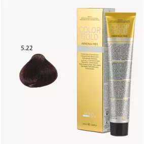   DESIGN LOOK - Color Gold - 5.22 Ammóniamentes Krémhajfesték Arannyal 100ml