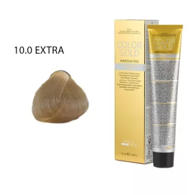   DESIGN LOOK - Color Gold - 10.0 EXTRA Ammóniamentes Krémhajfesték Arannyal 100ml