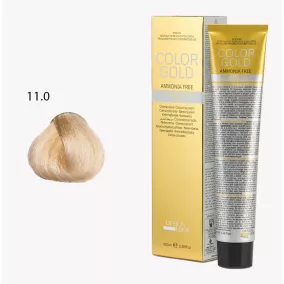   DESIGN LOOK - Color Gold - 11.0 Ammóniamentes Krémhajfesték Arannyal 100ml
