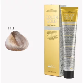   DESIGN LOOK - Color Gold - 11.1 Ammóniamentes Krémhajfesték Arannyal 100ml