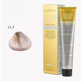   DESIGN LOOK - Color Gold - 11.7 Ammóniamentes Krémhajfesték Arannyal 100ml