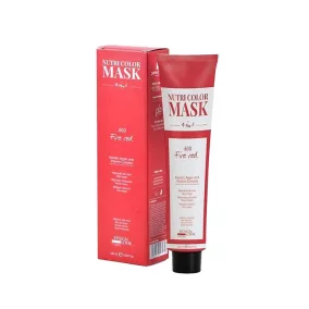   DESIGN LOOK - Nutri Color Mask - .600 Tűz Piros 4 az 1-ben Hajszínező Maszk 120ml