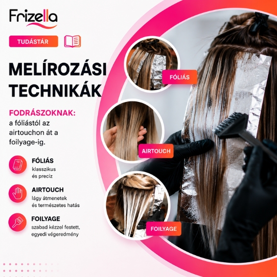 Melírozási technikák fodrászoknak: a fóliástól az airtouchon át a foilyage-ig